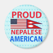 Proud Nepalese American Magnet