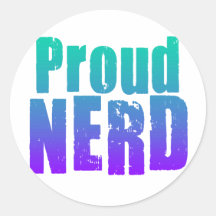 proud nerd stickers