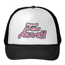 Proud New Aunt tshirts and Gifts Hats