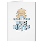 Proud New Big Sister Boy Card