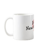Proud New Grandma Baby Girl Footprints Coffee Mug