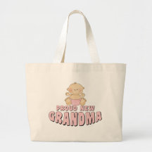 PROUD NEW Grandma T-Shirt Bag