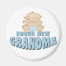 PROUD NEW Grandma T-Shirt Magnets