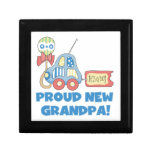 Proud New Grandpa Car It's a Boy Gifts Keepsake Boxes
