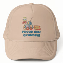 Proud New Grandpa It's a Boy TShirts and Gifts Mesh Hat