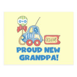 Proud New Grandpa It's a Boy TShirts and Gifts Postcards