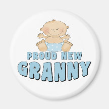 PROUD NEW Granny T-Shirt Refrigerator Magnets