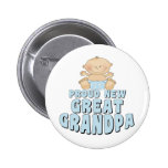 PROUD NEW Great Grandpa Boy Pin