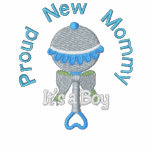 Proud New Mummy Embroidered Polo Shirt