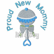 Proud New Mummy Embroidered Polo Shirt