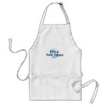 Proud New Nonna Baby Boy Footprints aprons
