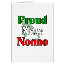 Proud New Nonno (Italian Grandfather) Card