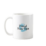 Proud New Opa Baby Boy Footprints Mugs
