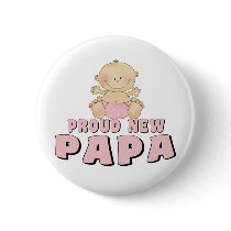 PROUD NEW Papa Boy Pins