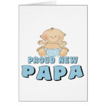 PROUD NEW Papa Boy Greeting Cards