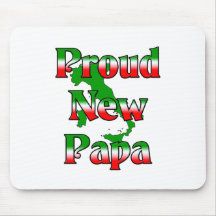 Proud New Papa Mouse Pad