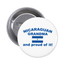 Proud Nicaraguan Grandma Pinback Button