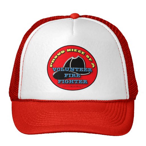 Proud Niece of a Volunteer Firefighter cap Hat
