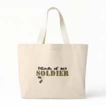 Proud of My Soldier Canvas Bags