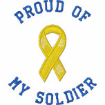 Proud of my soldier embroidered hoody