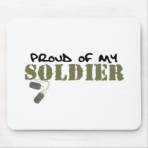 Proud of My Soldier Mouse Mats