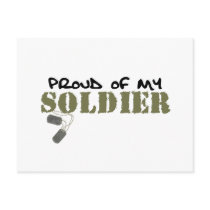 Proud of My Soldier Postcards