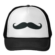 Proud of my Stache....Moustache Mesh Hats