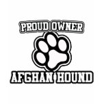 Proud Owner of an Afghan Hound t-shirts