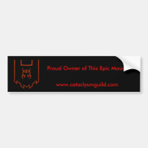 Proud owner of this epic mount bumper sticker