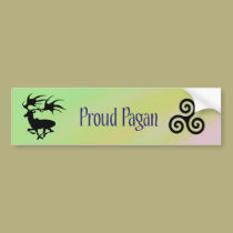 Proud Pagan bumper stickers