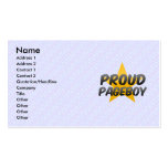 Proud Pageboy Business Cards