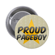 Proud Pageboy Pinback Button