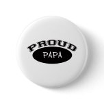 Proud Papa (Black) buttons