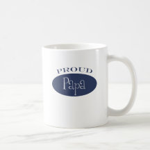 proud papa coffee mug