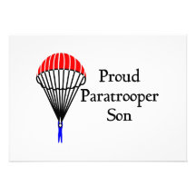 Proud Paratrooper Son Invites