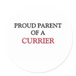 Proud Parent Of A CURRIER stickers