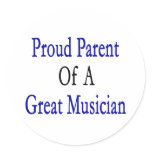 Proud Parent Of A Great Musician Sticker