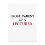Proud Parent Of A LECTURER postcards