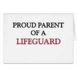 Proud Parent Of A LIFEGUARD cards