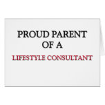 Proud Parent Of A LIFESTYLE CONSULTANT cards