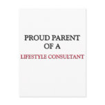 Proud Parent Of A LIFESTYLE CONSULTANT postcards