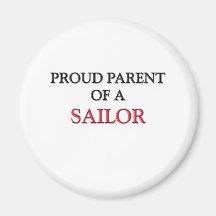 Proud Parent Of A SAILOR Fridge Magnets