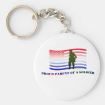 PROUD PARENT OF A SOLDIER KEYCHAIN