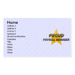 Proud Payroll Manager Business Card Templates