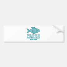 Proud Pescetarian Bumper Sticker