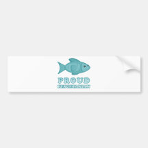 Proud Pescetarian Bumper Stickers