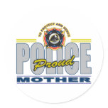 Proud Police Mother stickers