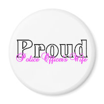 Proud Police Officer's Wife Magnet