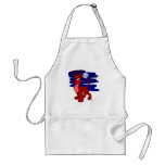 Proud red Gelert by moonlight aprons