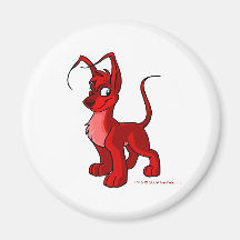 Proud red Gelert Refrigerator Magnet